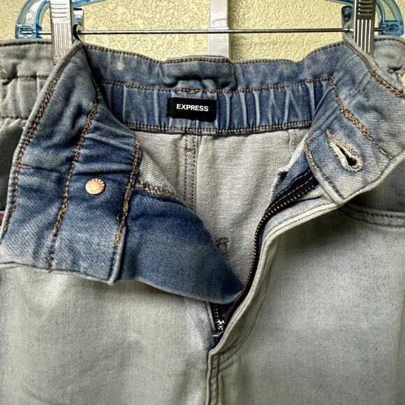 Express Soft High-Rise Jogger Jeans Size 0 - Picture 5 of 9